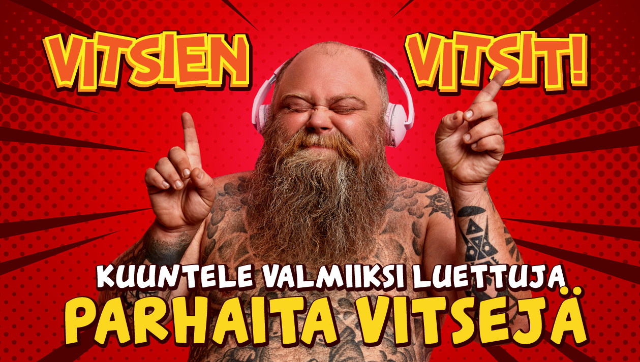 Kuuntele parhaimmat vitsit | VitsienVitsit.fi
